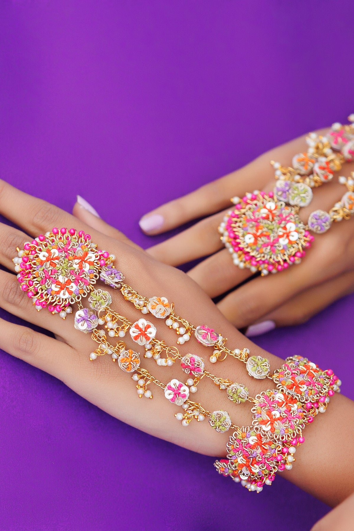 Gulbahar Vine Designer Jewellery Set 