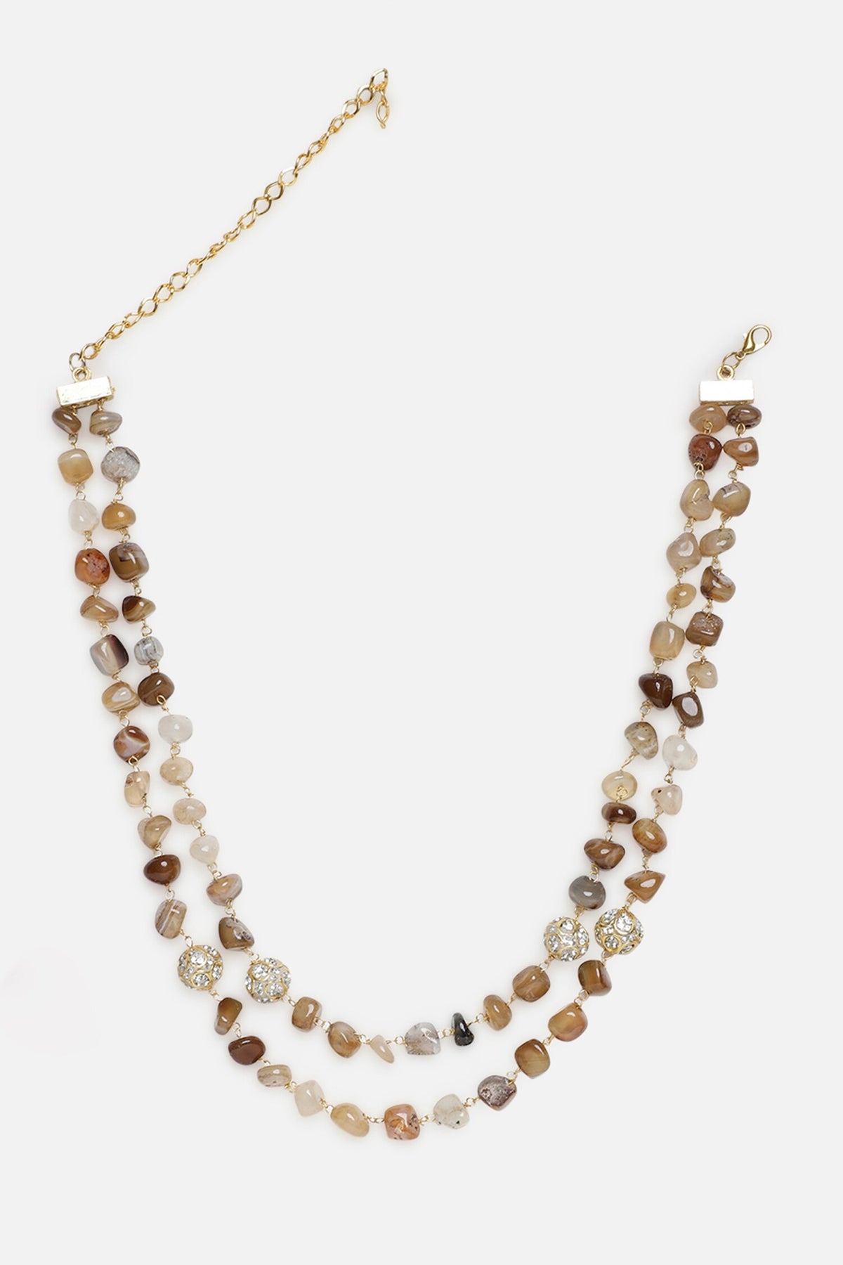 Gold Plated Layered Necklace 