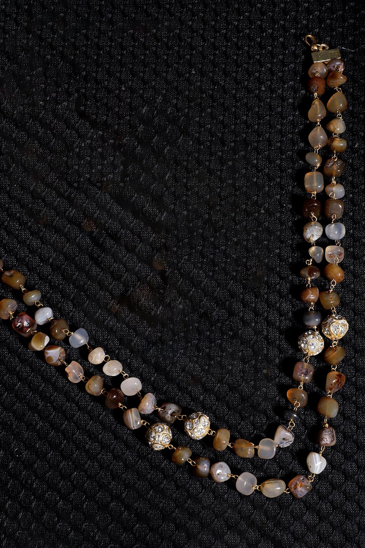 Gold Plated Layered Necklace 