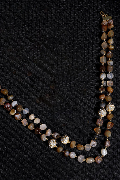 Gold Plated Layered Necklace 