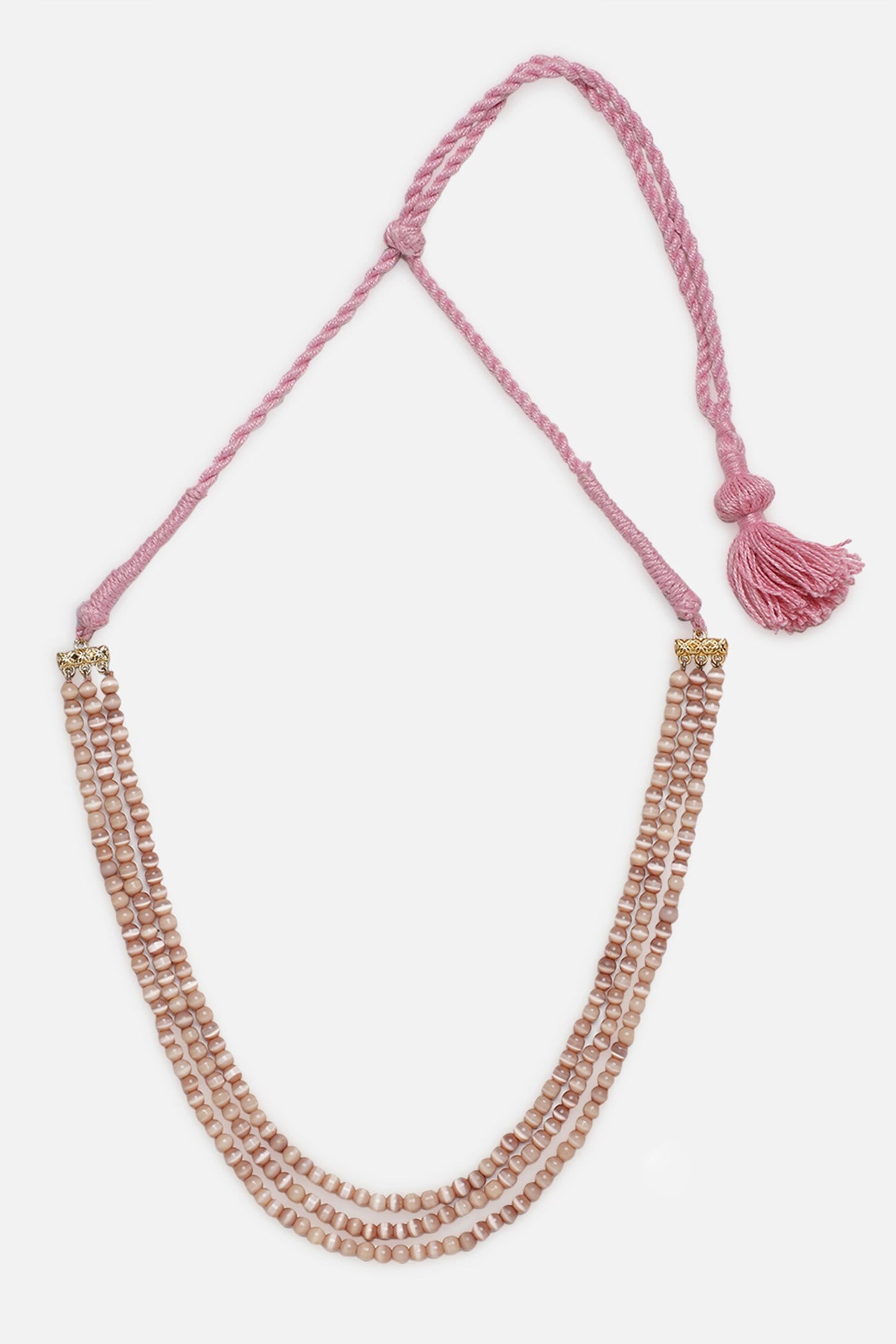Natural Stone Layered Necklace 