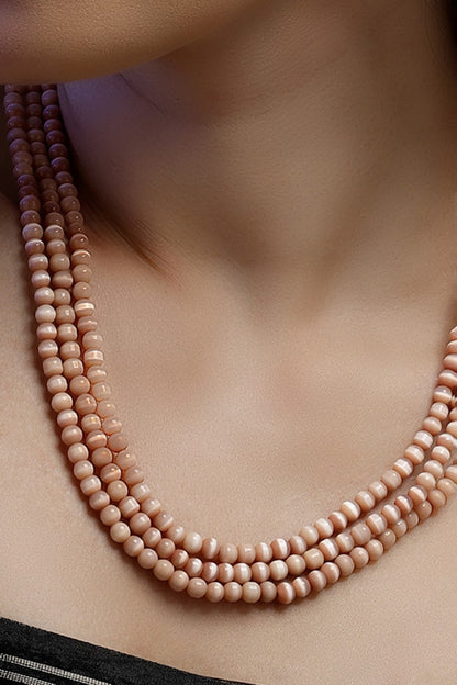 Natural Stone Layered Necklace 