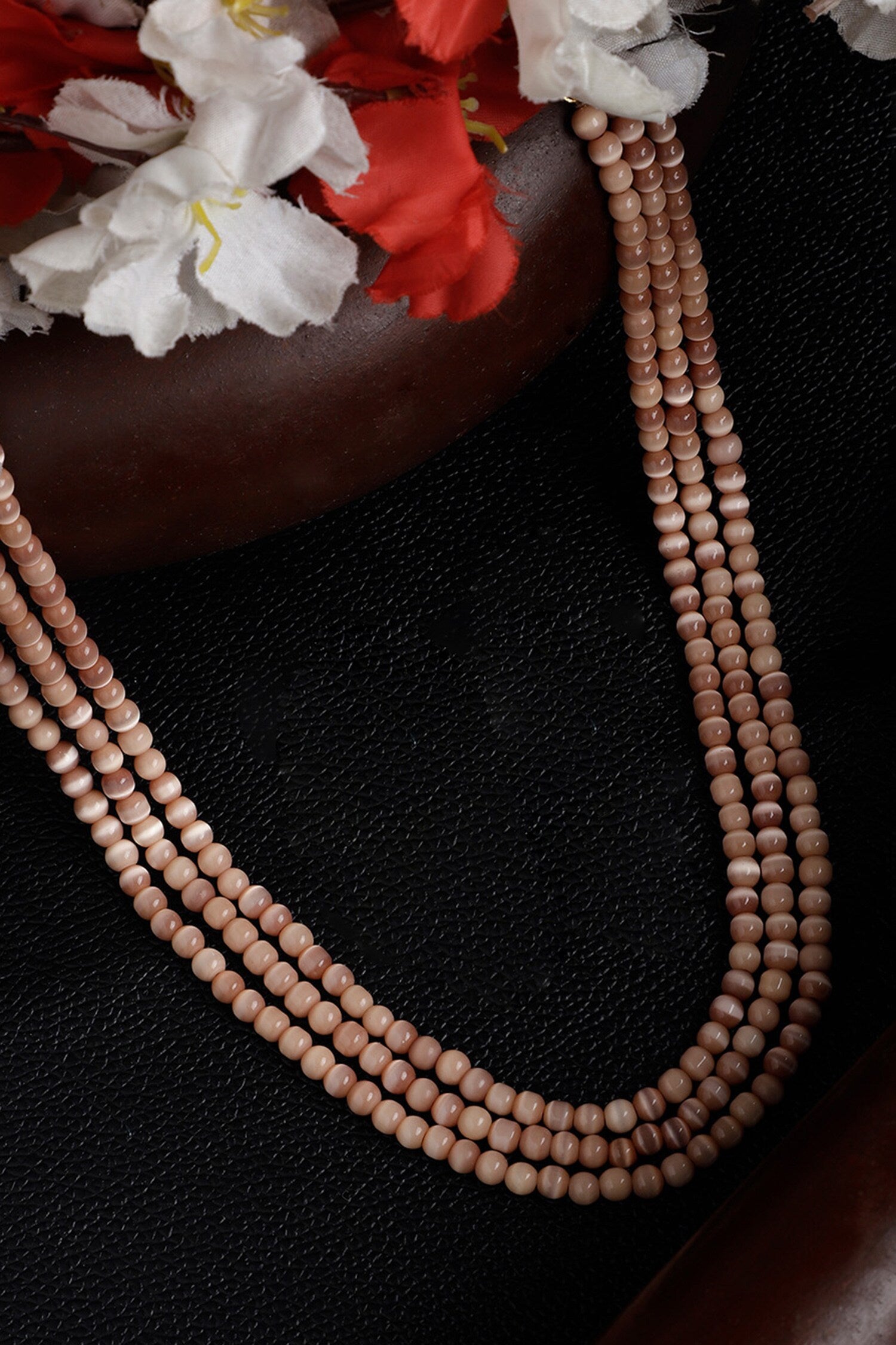 Natural Stone Layered Necklace 