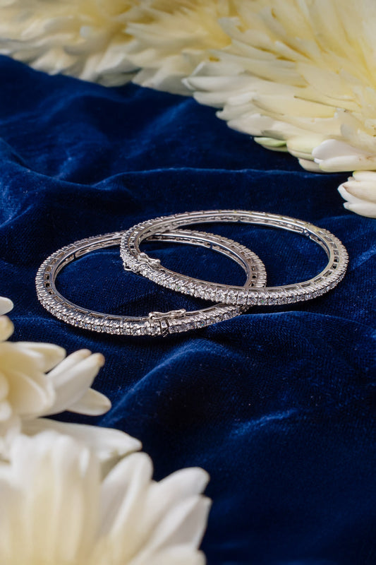 Designer Zircon Stone Bangles Set 