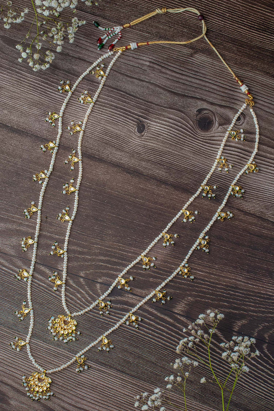 Kundan Polki Layered Necklace 
