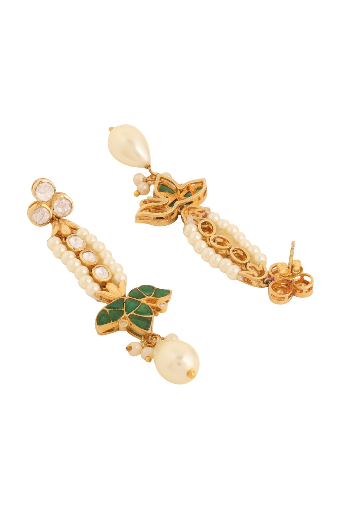 Floral Pendant Necklace & Earring Set 