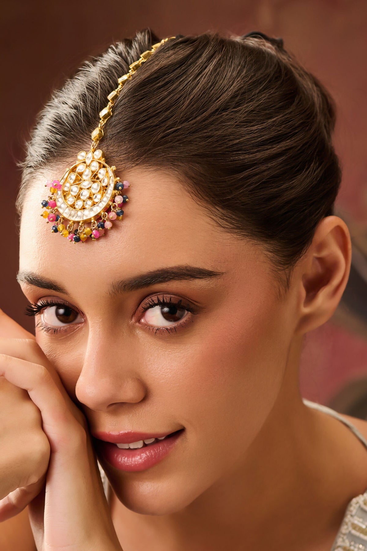 Kundan Embellished Maangtikka 