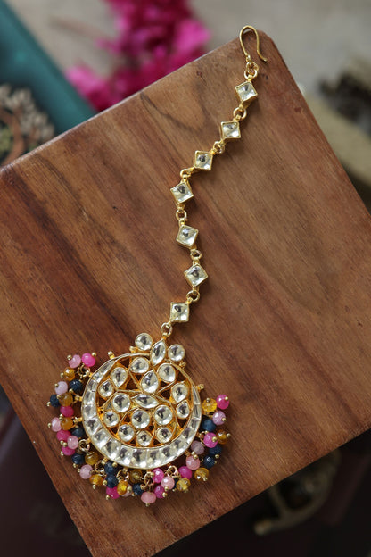 Kundan Embellished Maangtikka 