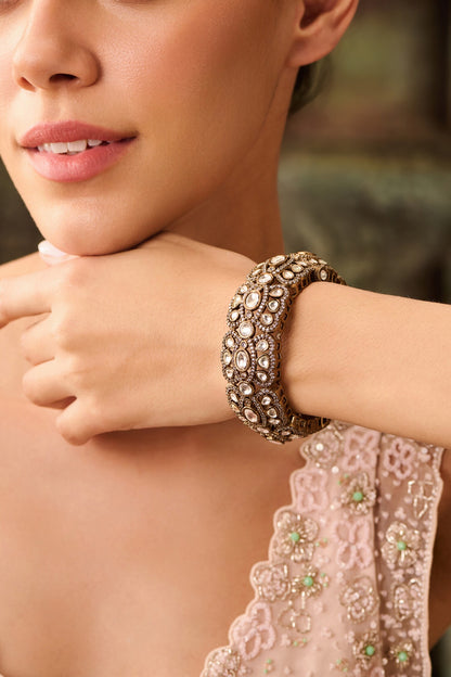 Victorian Polki Embellished Bangle 