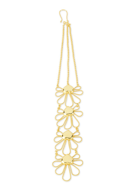 Gold Petal Vine Maangtikka 