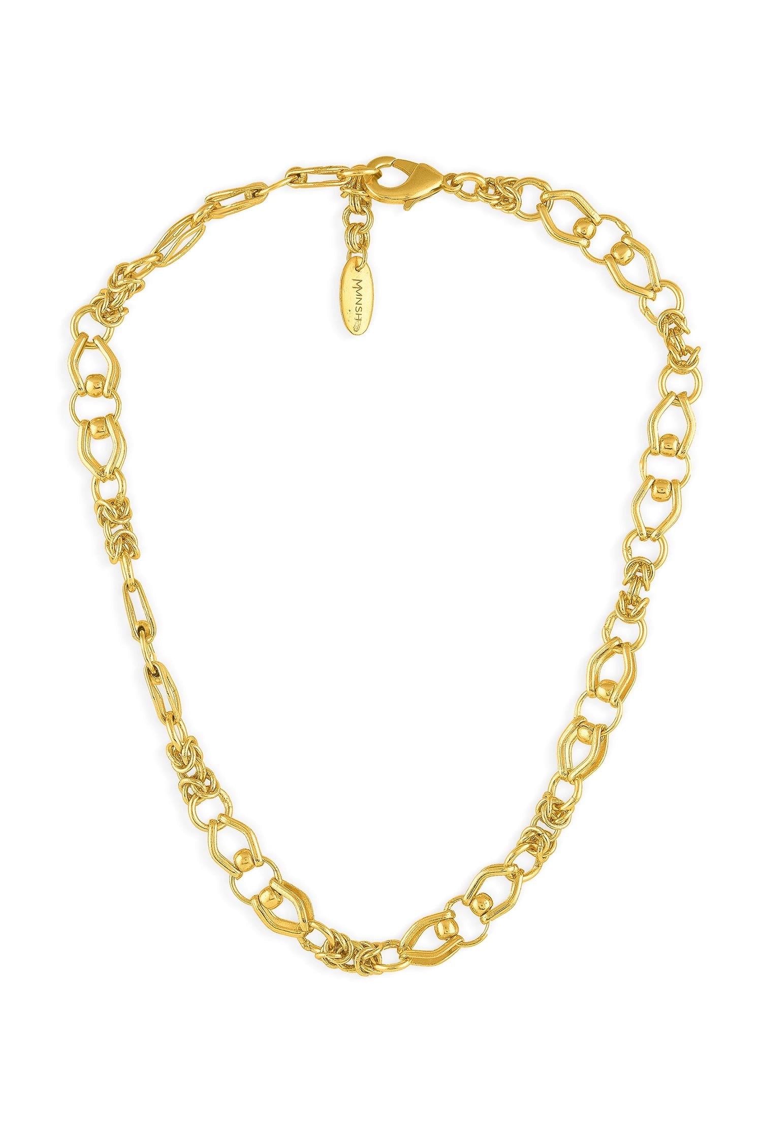 Chunky Chain Link Choker Necklace 