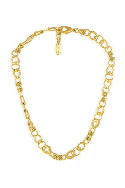 Chunky Chain Link Choker Necklace 