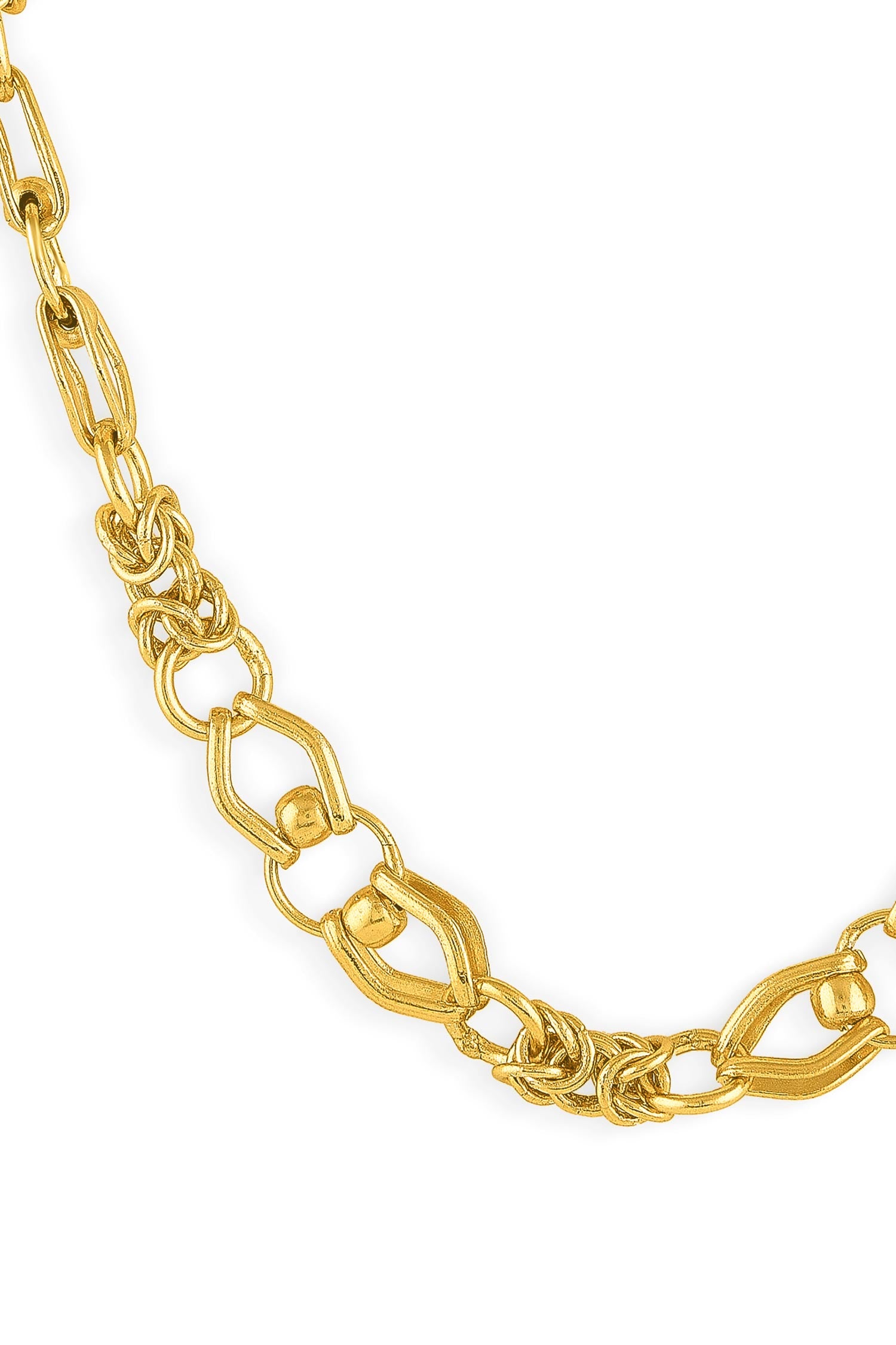 Chunky Chain Link Choker Necklace 