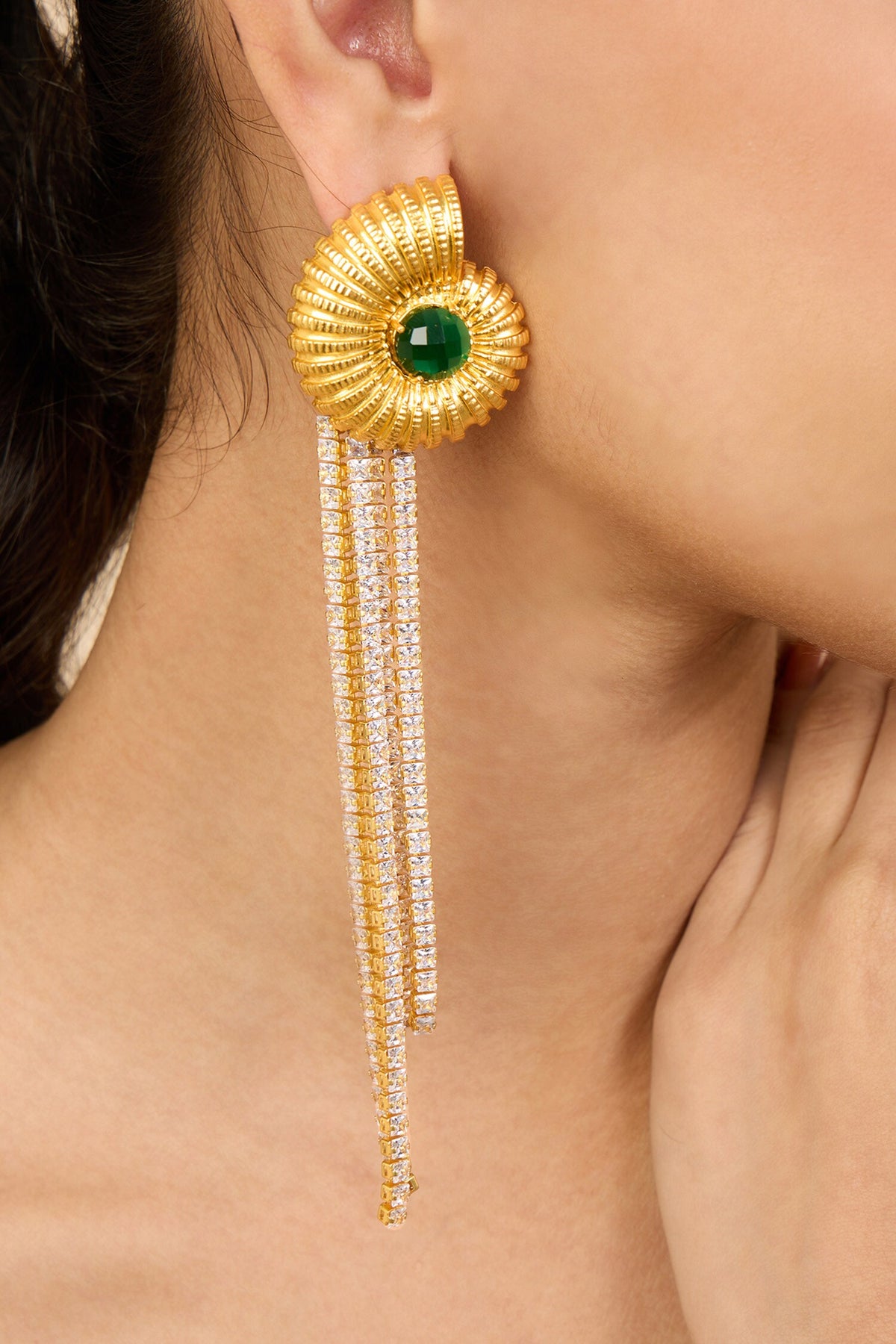 Swarovski Shell Danglers 