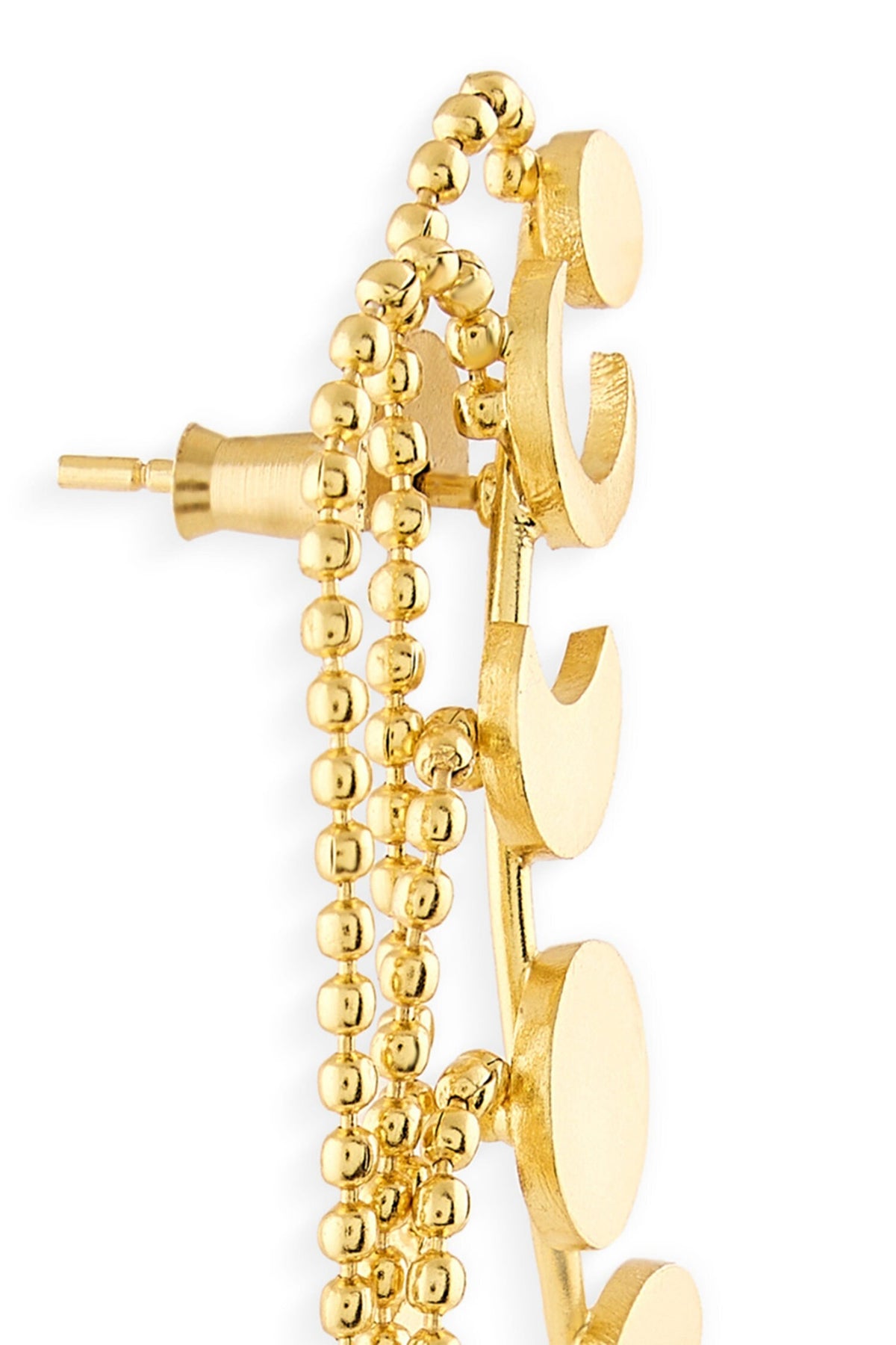 Moon Motif Ear Climber 