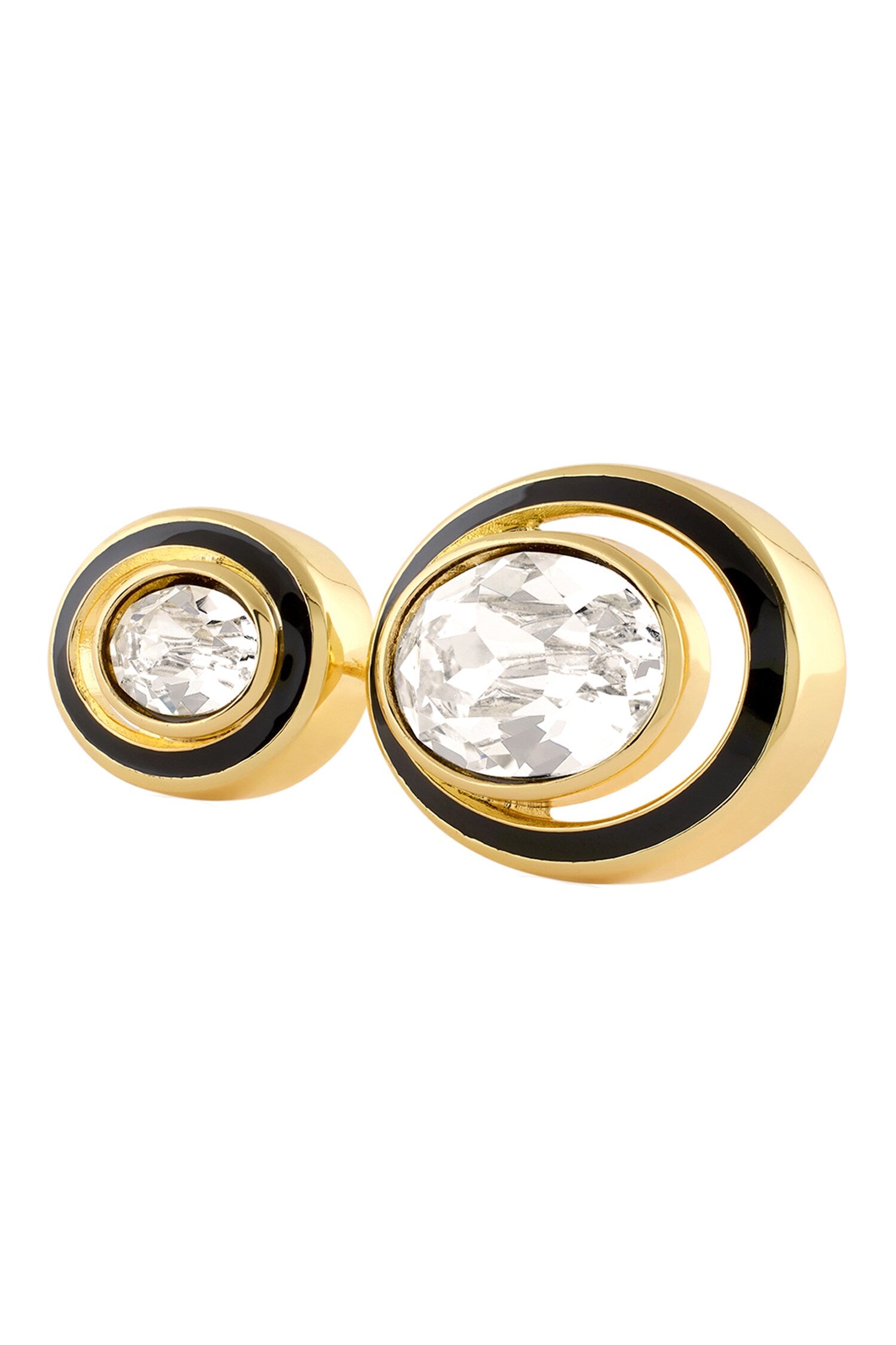 Crystal Embellished Gold Ring 