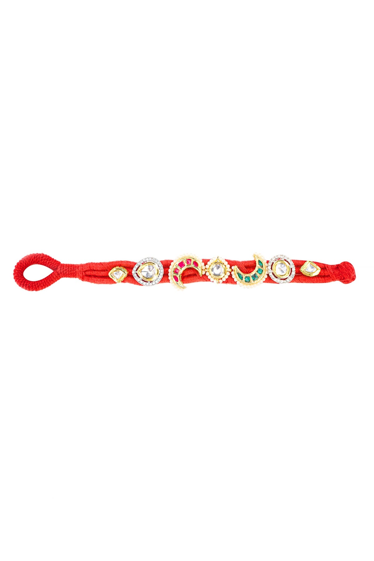 Surkh-E-Gul Kundan Bracelet 