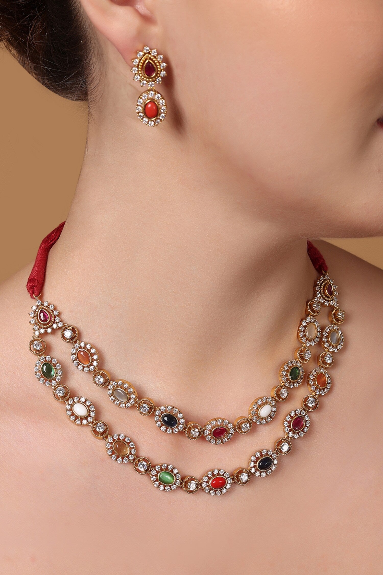 Laal-E-Yaqoot Necklace Set 