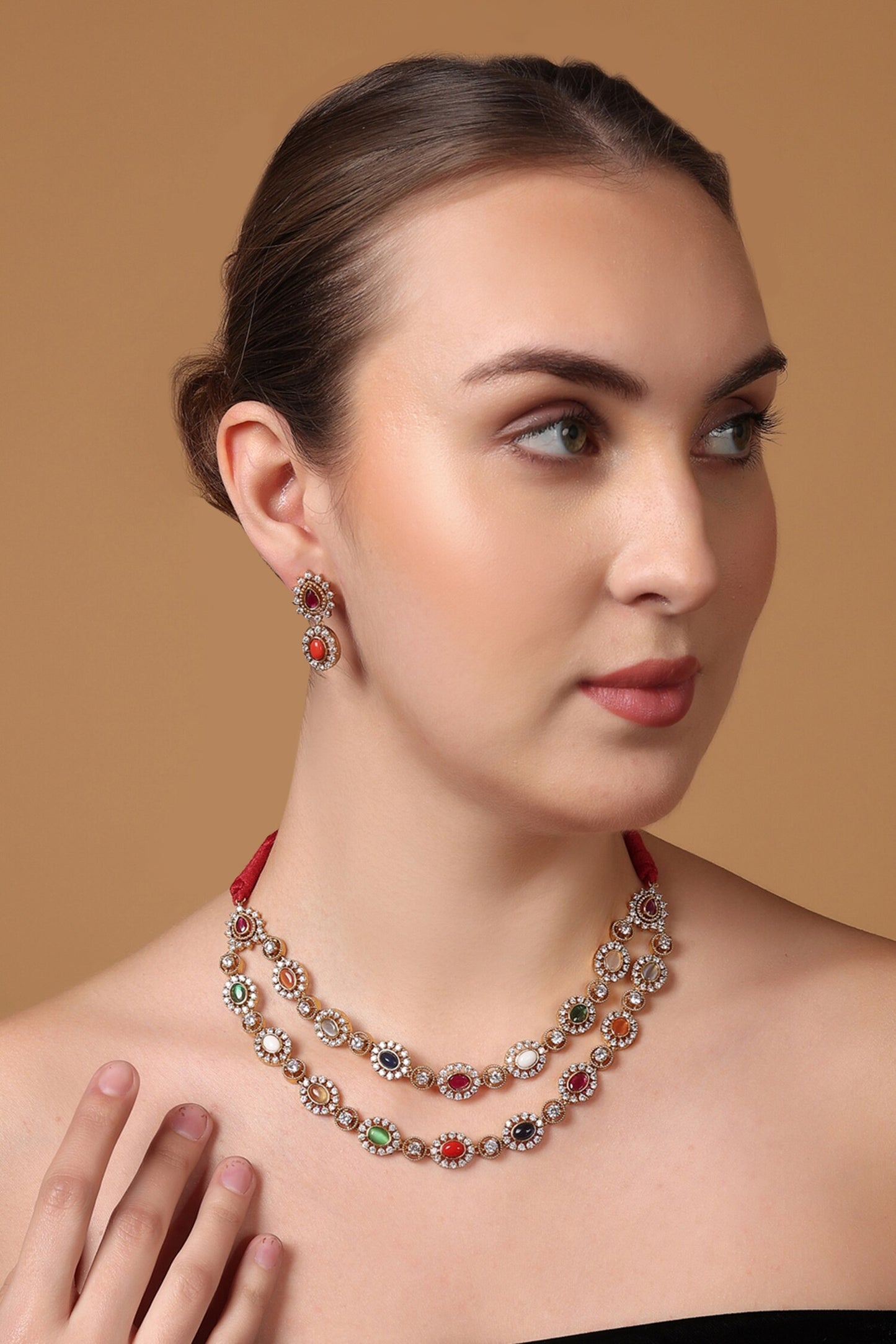 Laal-E-Yaqoot Necklace Set 