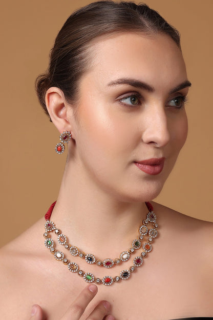 Laal-E-Yaqoot Necklace Set 