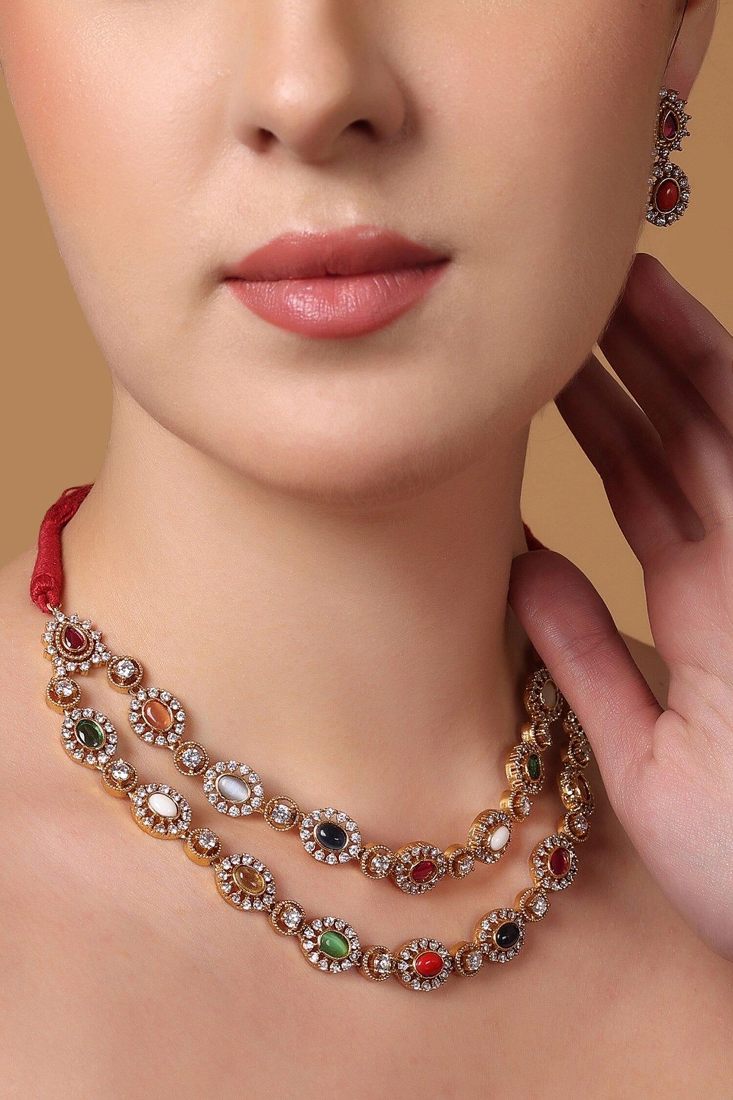 Laal-E-Yaqoot Necklace Set 