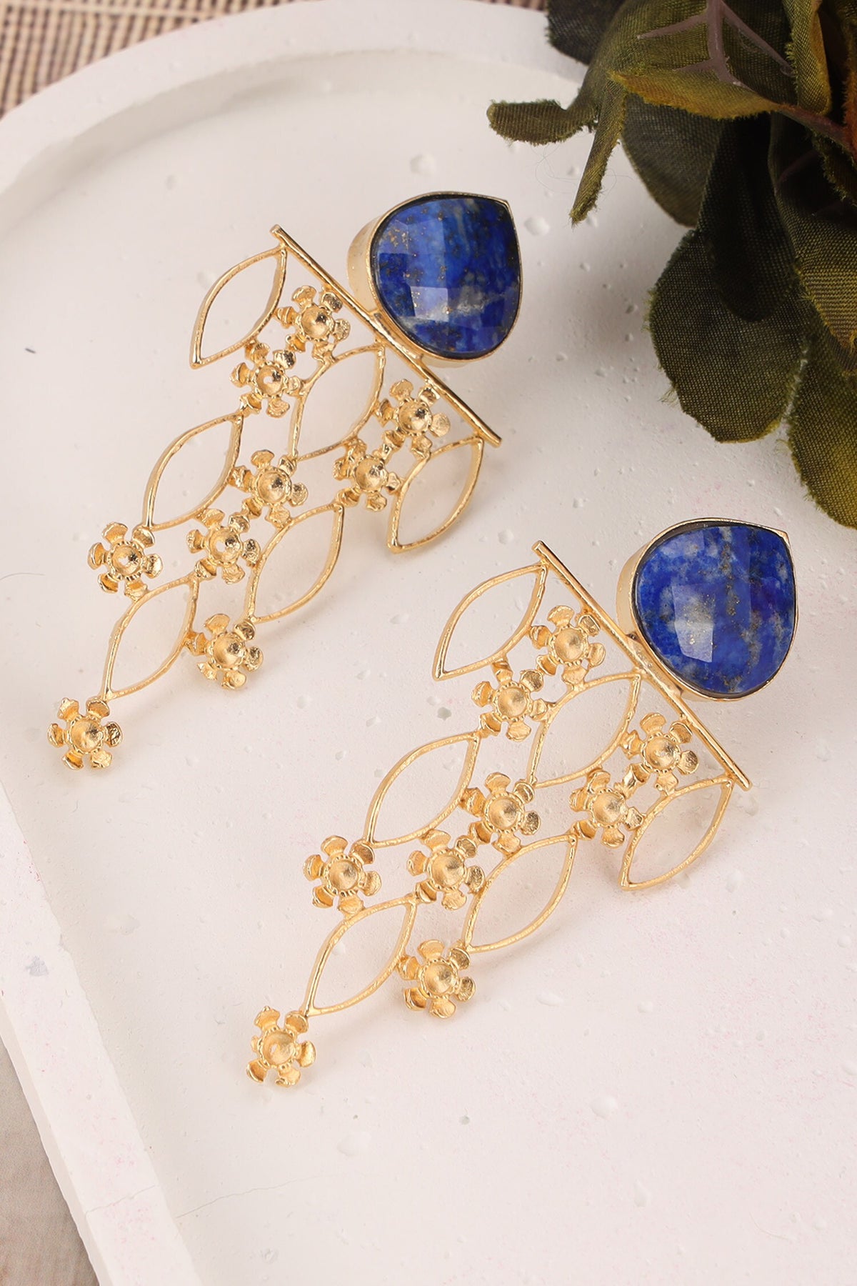 Lapis Love Earrings 