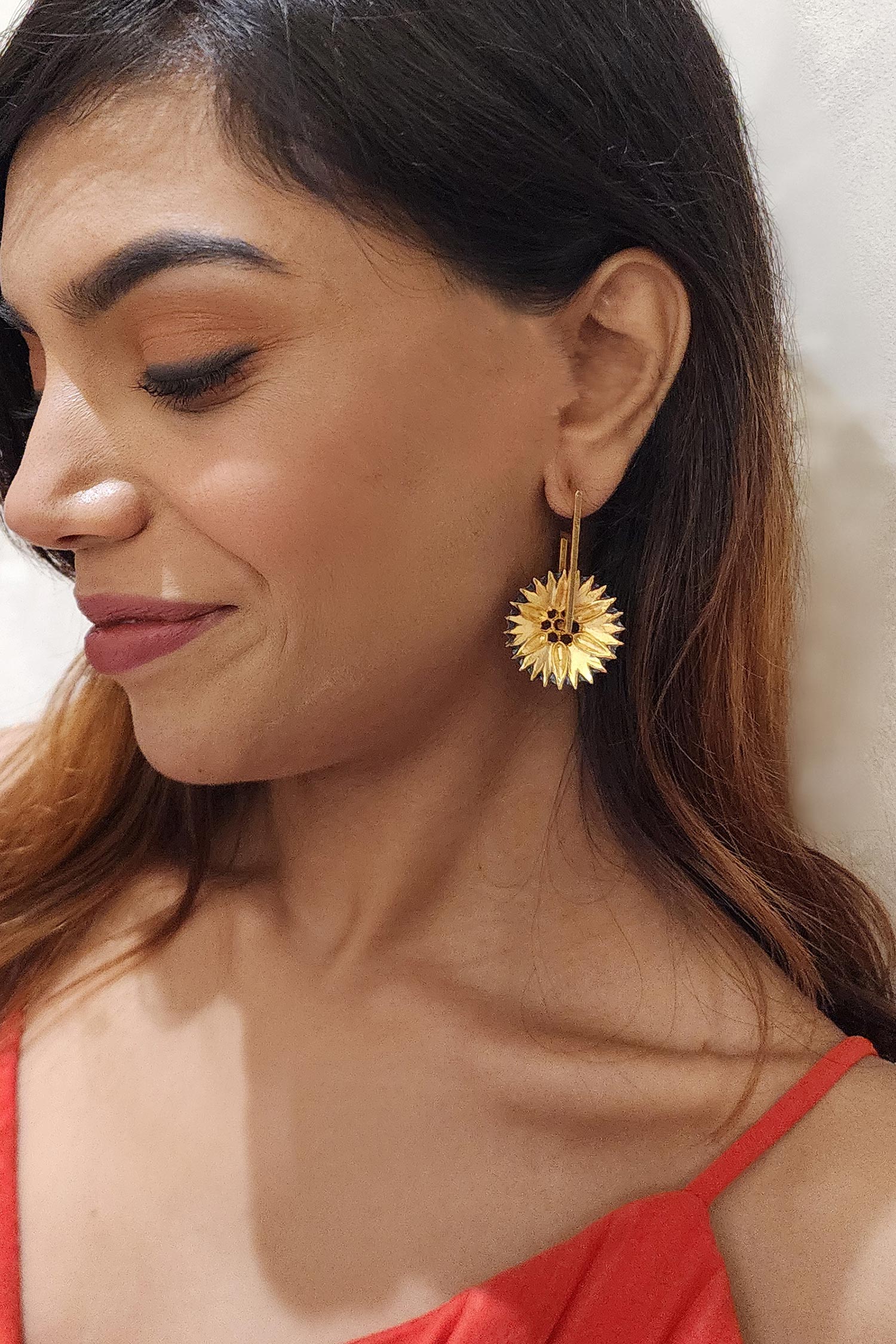 Beguiling Petal Blossom Drop Earrings 