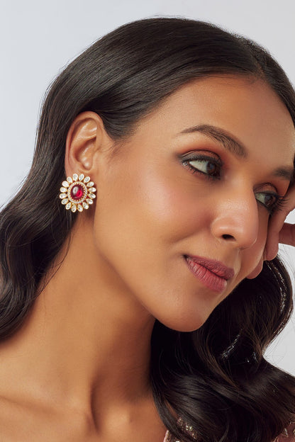 Shinoy Moissanite Embellished Studs 