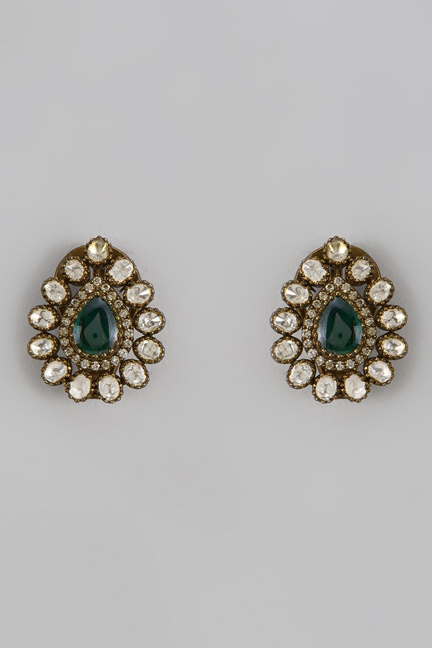 Victorian Moissanite Embellished Studs 