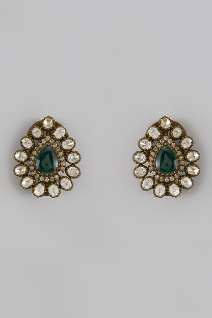 Victorian Moissanite Embellished Studs 