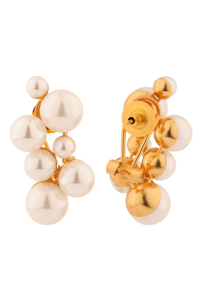 Bunch Pearl Drop Studs 