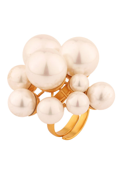 Pearl Cluster Ring 