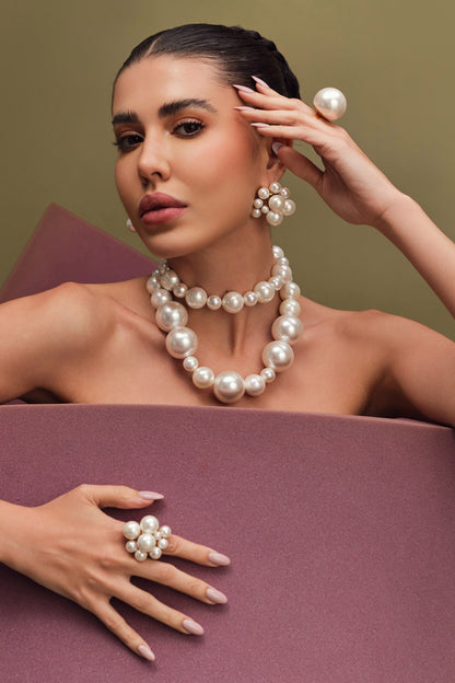 Pearl Cluster Ring 