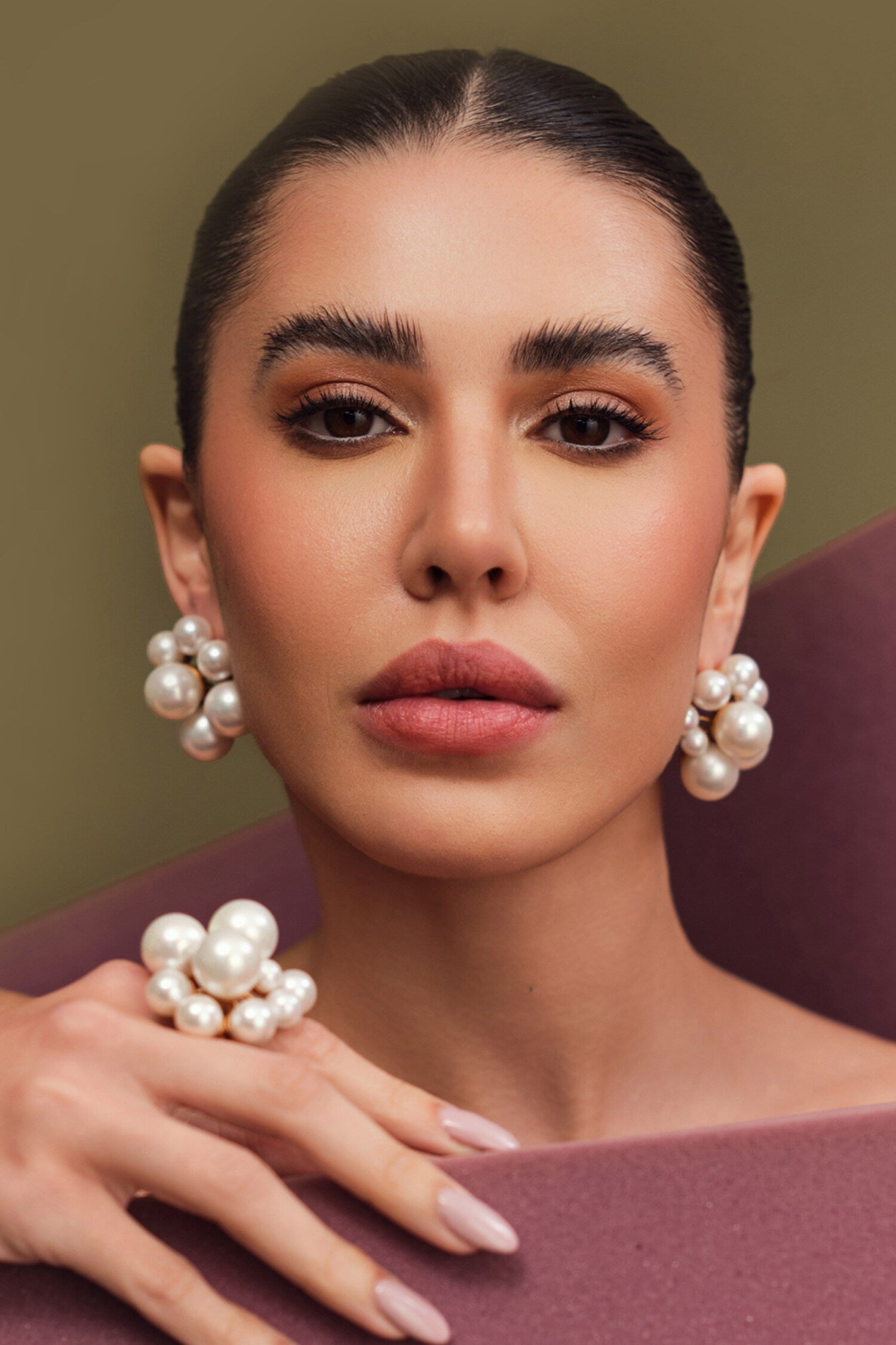 Pearl Cluster Ring 
