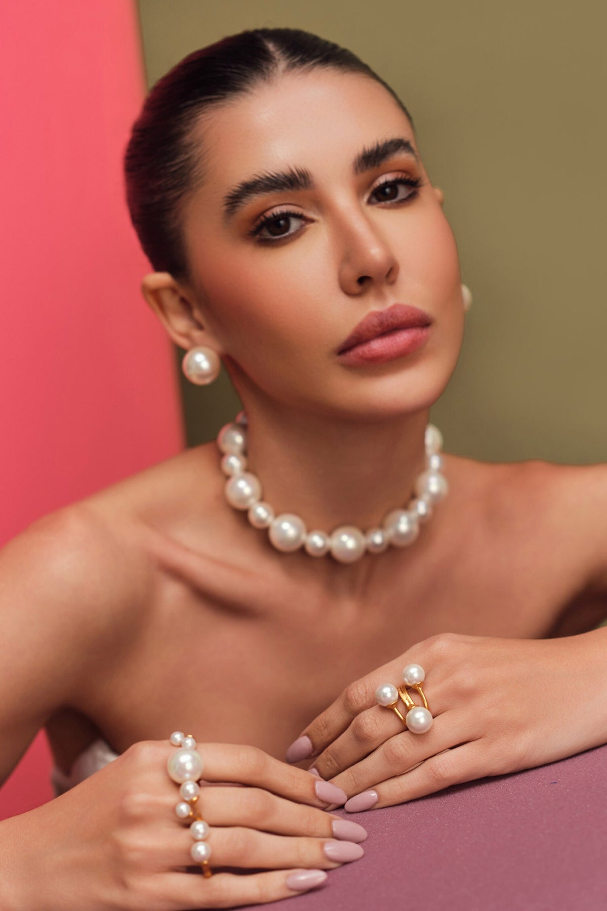 Pearl Trio Ring 