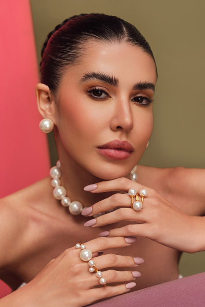 Pearl Trio Ring 