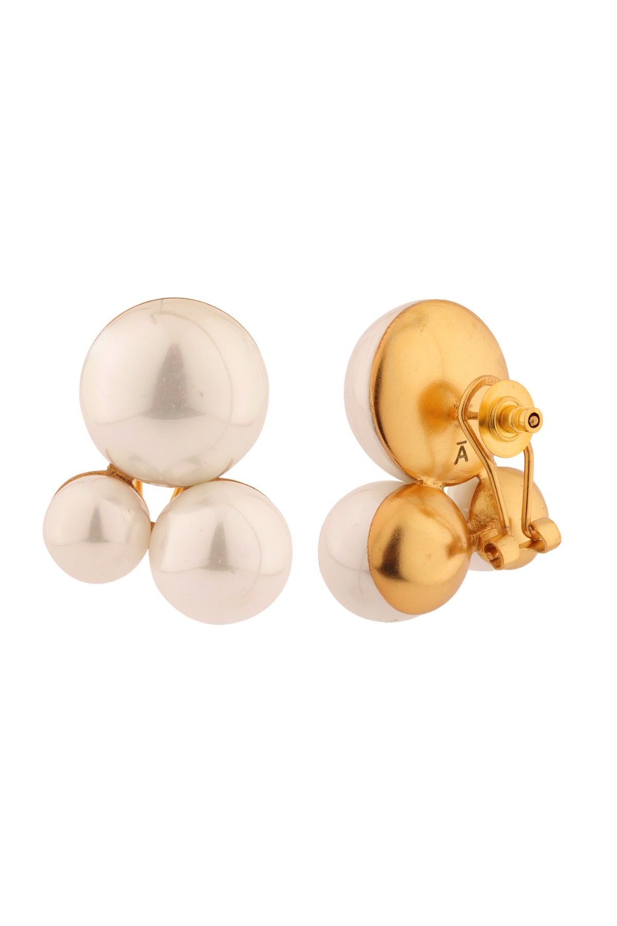 Trio Pearl Studs 
