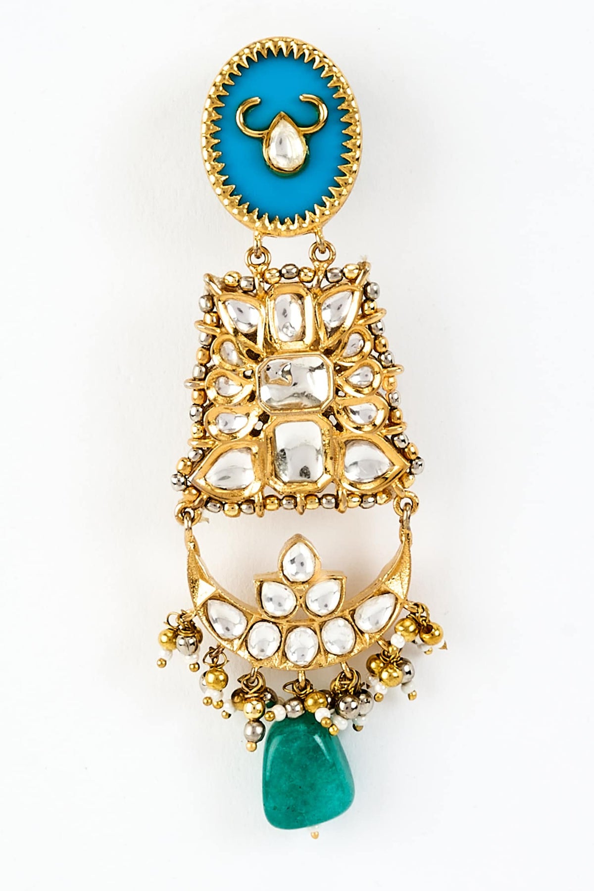 Kundan & Enamel Embellished Necklace Set 