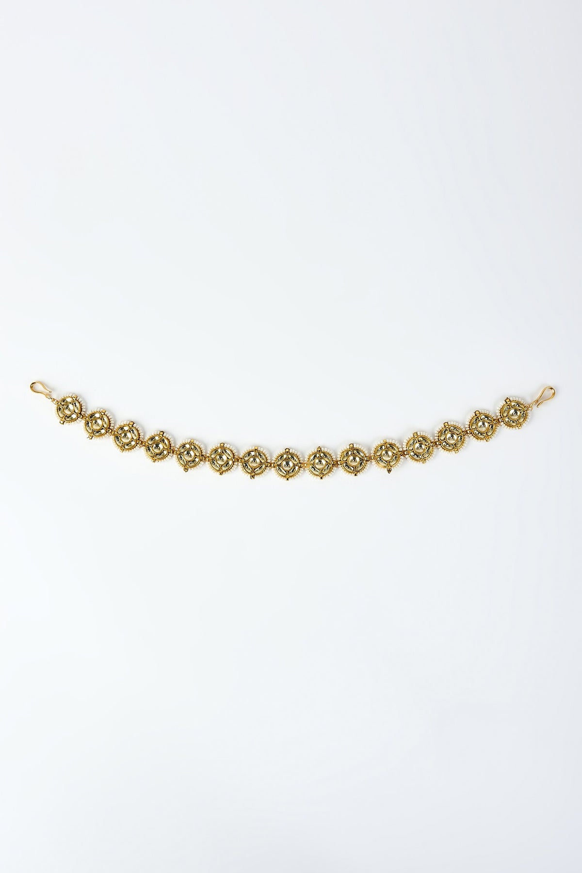 Saadgi Kundan Polki Studded Mathapatti 
