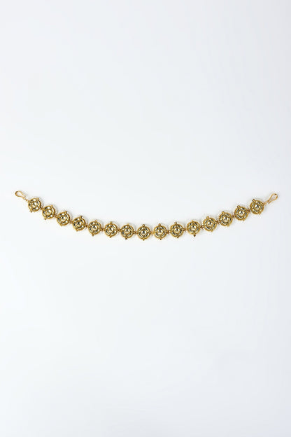 Saadgi Kundan Polki Studded Mathapatti 