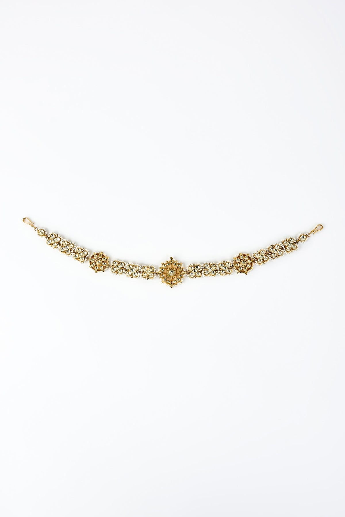 Kundan Polki Gold Mathapatti 