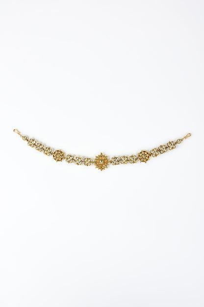 Kundan Polki Gold Mathapatti 