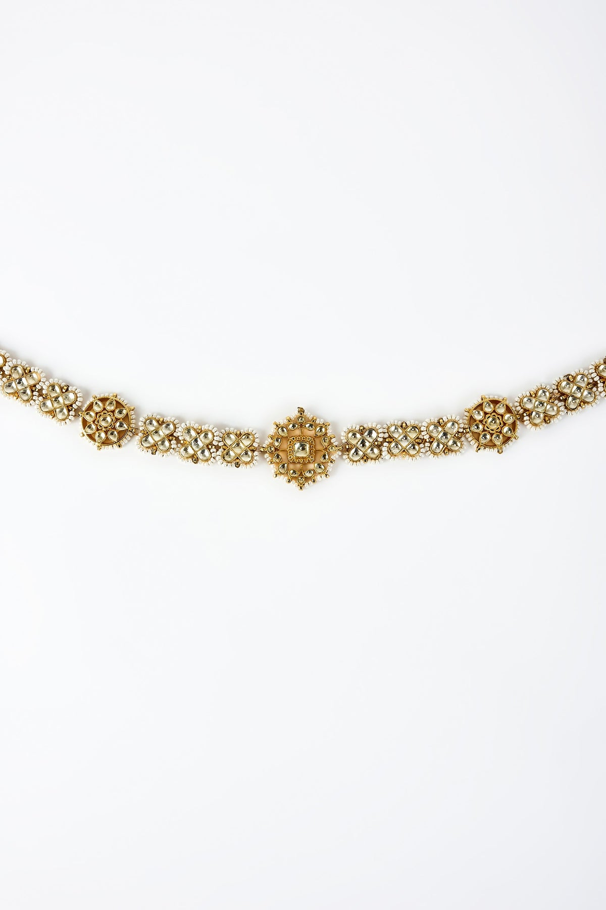 Kundan Polki Gold Mathapatti 