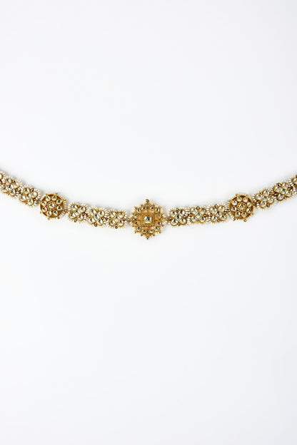 Kundan Polki Gold Mathapatti 