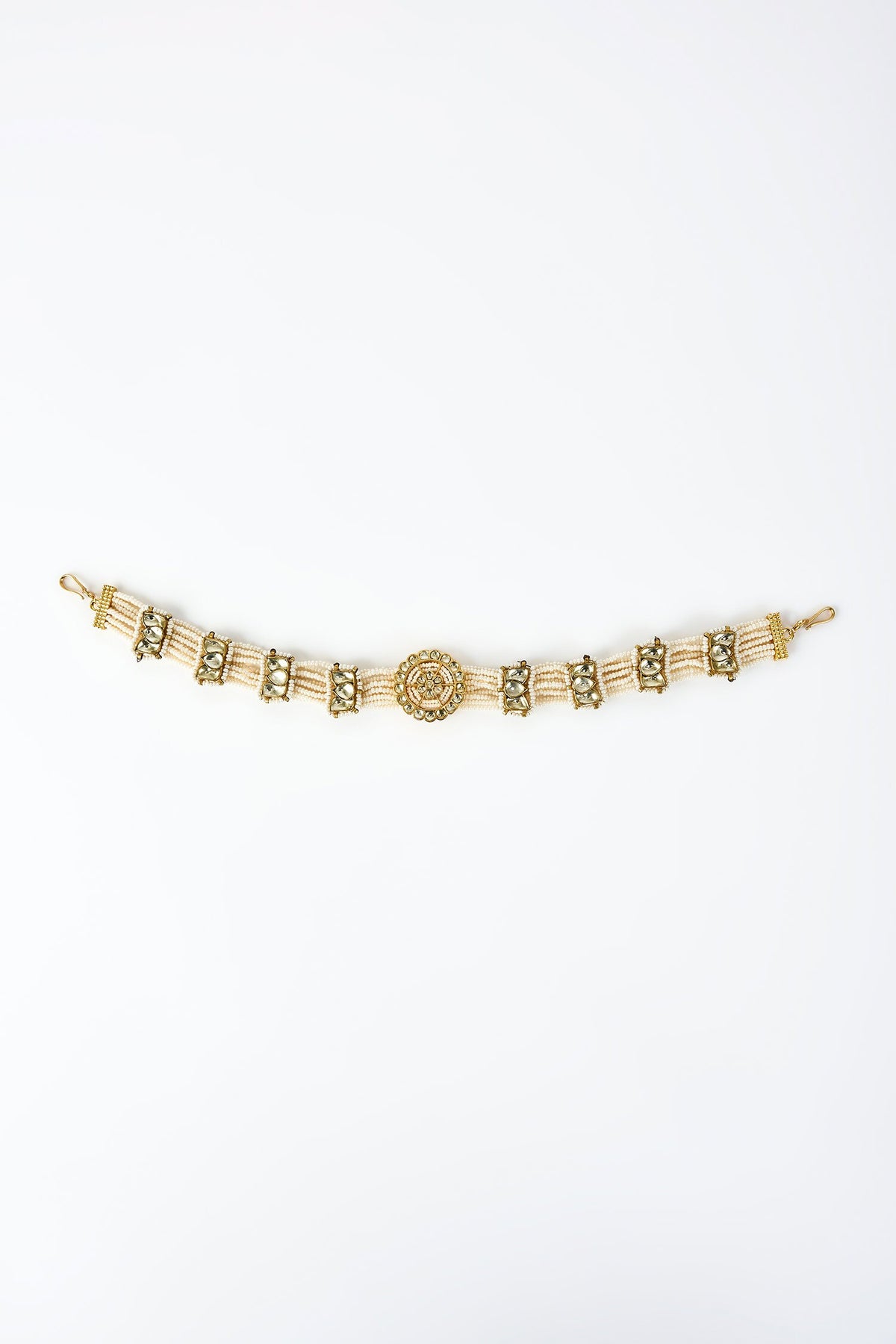Kundan Polki Embellished Mathapatti 