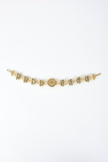 Kundan Polki Embellished Mathapatti 