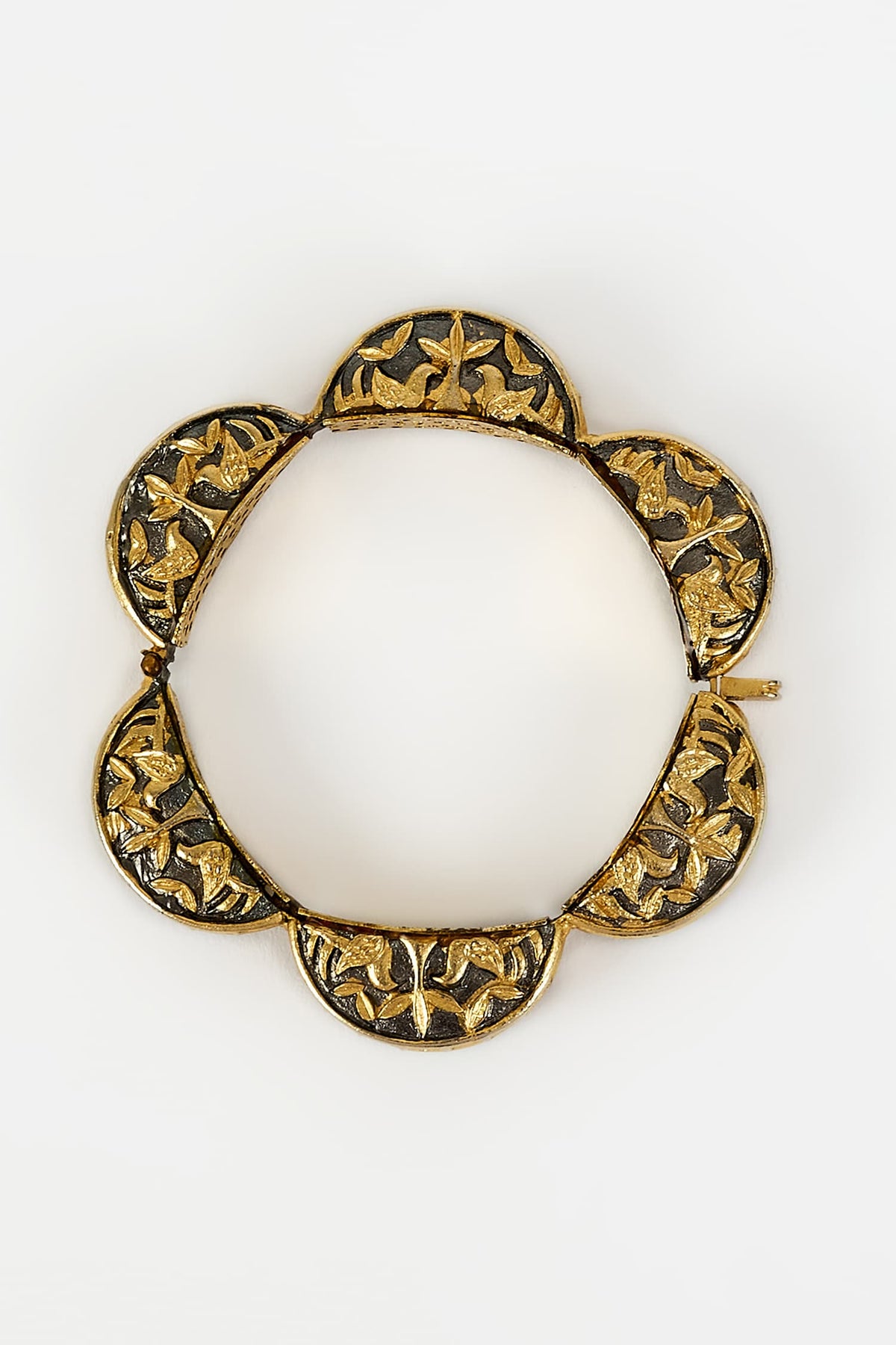 Kundan & Polki Embellished Kada Bangle 