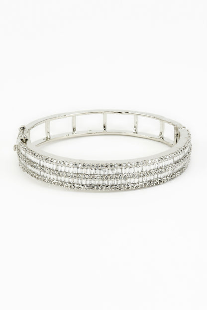 Zia Zircon Embellished Kada Bangle 