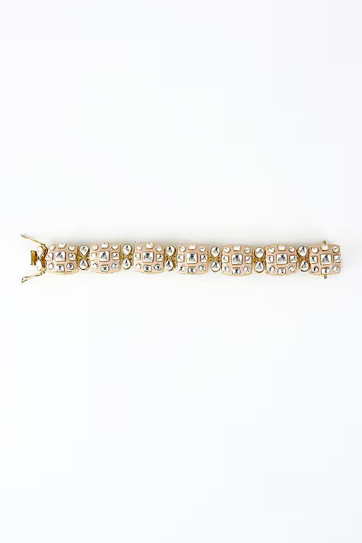 Gold Kundan & Polki Designer Bracelet 