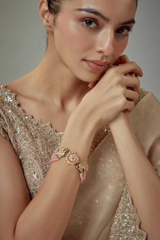 Kundan & Bead Bracelet 